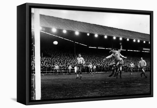 Kilmarnock Versus Lokomotiv Leipzig April 1967 Fairs Cities Cup Semi Final Rugby Park-null-Framed Stretched Canvas