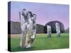 Kilmartin Stones 1, 2018-Ann Brain-Stretched Canvas