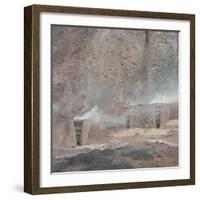 Kilns for Lime Production, Alborz Mountain Range, Northern Iran-null-Framed Giclee Print