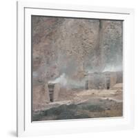 Kilns for Lime Production, Alborz Mountain Range, Northern Iran-null-Framed Giclee Print