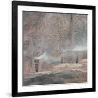 Kilns for Lime Production, Alborz Mountain Range, Northern Iran-null-Framed Giclee Print