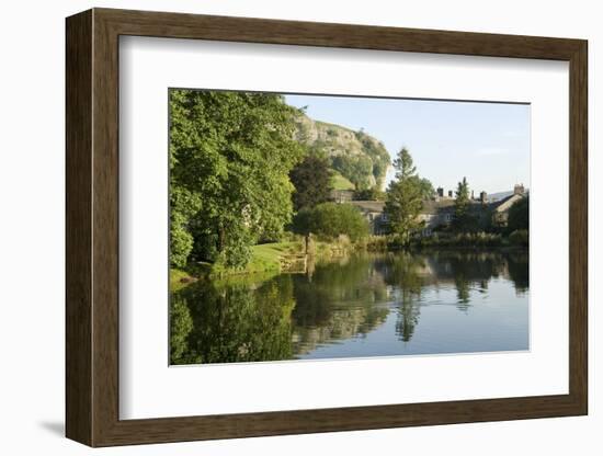 Kilnsey Crag, Wharfedale, Yorkshire Dales, Yorkshire, England, United Kingdom, Europe-Tony Waltham-Framed Photographic Print