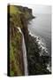 Kilt Rock and Mealt Falls, Skye, Highland, Scotland-Peter Thompson-Stretched Canvas