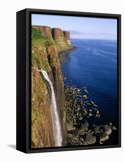 Kilt Rock, Isle of Skye, Scotland-Paul Harris-Framed Stretched Canvas