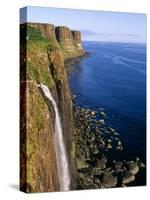 Kilt Rock, Isle of Skye, Scotland-Paul Harris-Stretched Canvas