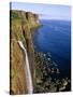 Kilt Rock, Isle of Skye, Scotland-Paul Harris-Stretched Canvas