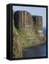 Kilt Rock, Skye, Inner Hebrides, Scotland, United Kingdom, Europe-Rolf Richardson-Framed Stretched Canvas