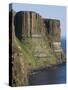 Kilt Rock, Skye, Inner Hebrides, Scotland, United Kingdom, Europe-Rolf Richardson-Stretched Canvas