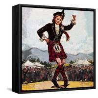 Kilt-McConnell-Framed Stretched Canvas