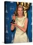 Kim Basinger Holding Her Oscar in Press Room at Academy Awards-Mirek Towski-Stretched Canvas