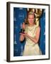 Kim Basinger Holding Her Oscar in Press Room at Academy Awards-Mirek Towski-Framed Premium Photographic Print