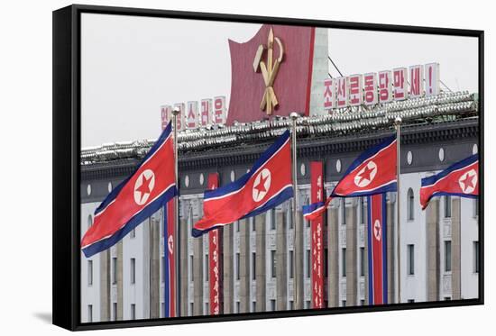 Kim Il Sung Square, Pyongyang, North Korea (Democratic People's Republic of Korea), Asia-Gavin Hellier-Framed Stretched Canvas