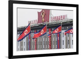 Kim Il Sung Square, Pyongyang, North Korea (Democratic People's Republic of Korea), Asia-Gavin Hellier-Framed Photographic Print