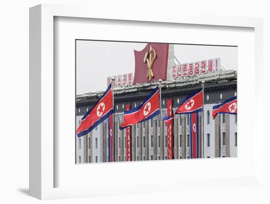 Kim Il Sung Square, Pyongyang, North Korea (Democratic People's Republic of Korea), Asia-Gavin Hellier-Framed Photographic Print