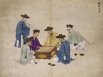 Scholars with Attendants-Kim Junkeun-Giclee Print