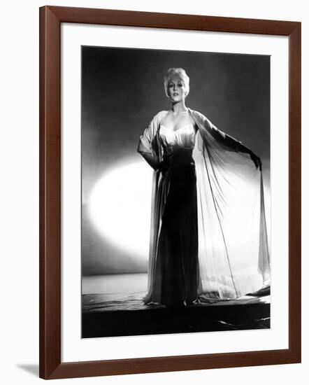 Kim Novak, 1956 (b/w photo)-null-Framed Photo