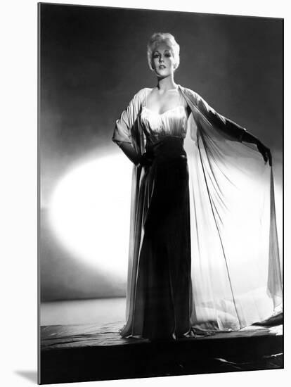 Kim Novak, 1956 (b/w photo)-null-Mounted Photo