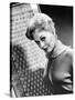 Kim Novak (b/w photo)-null-Stretched Canvas