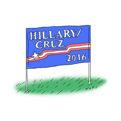 Hillary/Cruz 2016 - Cartoon
