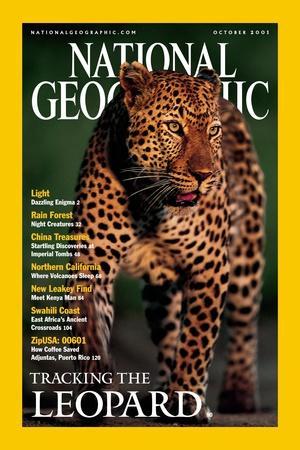 Cover of the October, 2001 National Geographic Magazine