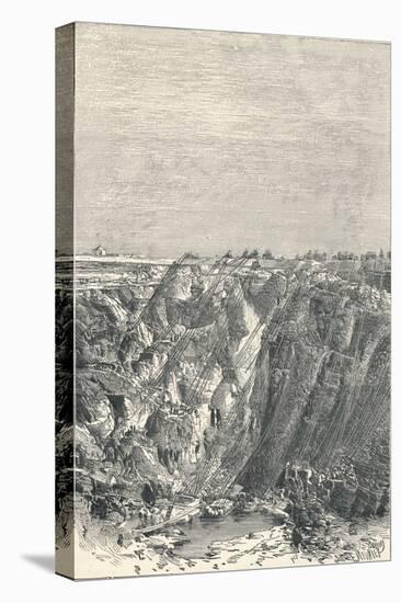 Kimberley: Appearance of the Diamond Mine in 1880, 1896-null-Stretched Canvas