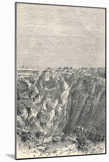 Kimberley: Appearance of the Diamond Mine in 1880, 1896-null-Mounted Giclee Print