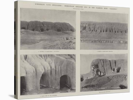 Kimberley Cave Dwellings, Bomb-Proof Shelters Dug in the Diamond Mine Tailings-null-Stretched Canvas