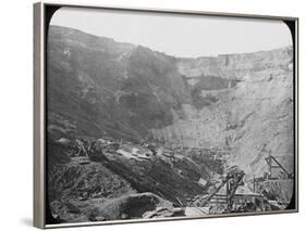 Kimberley Diamond Mine, South Africa, C1890-null-Framed Photographic Print