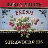 Fresh Strawberries-Kimberly Poloson-Art Print