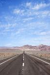 Open Road Paved Highway with No Traffic in Atacama Desert, Chile, South America-Kimberly Walker-Photographic Print