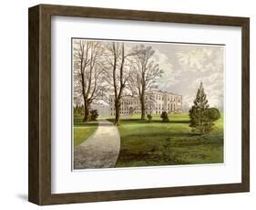 Kimbolton Castle, Huntingdonshire, Home of the Duke of Manchester, C1880-AF Lydon-Framed Giclee Print