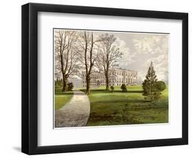 Kimbolton Castle, Huntingdonshire, Home of the Duke of Manchester, C1880-AF Lydon-Framed Giclee Print