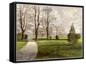 Kimbolton Castle, Huntingdonshire, Home of the Duke of Manchester, C1880-AF Lydon-Framed Stretched Canvas