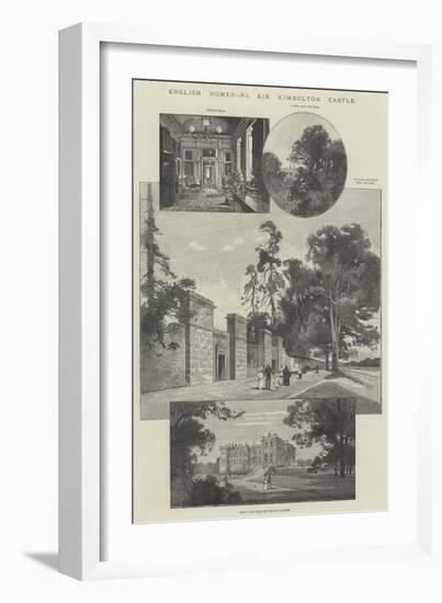 Kimbolton Castle-Charles Auguste Loye-Framed Giclee Print