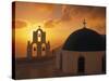 Kimis Theotokov Church, Santorini, Cyclades Islands, Greece-Walter Bibikow-Stretched Canvas