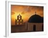 Kimis Theotokov Church, Santorini, Cyclades Islands, Greece-Walter Bibikow-Framed Photographic Print