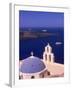 Kimisis Theotokov Church, Santorini, Greece-Walter Bibikow-Framed Photographic Print