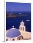 Kimisis Theotokov Church, Santorini, Greece-Walter Bibikow-Framed Photographic Print