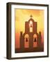 Kimisis Theotokov Church, Santorini, Greece-Walter Bibikow-Framed Photographic Print