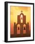 Kimisis Theotokov Church, Santorini, Greece-Walter Bibikow-Framed Photographic Print