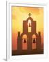 Kimisis Theotokov Church, Santorini, Greece-Walter Bibikow-Framed Photographic Print