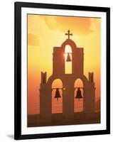 Kimisis Theotokov Church, Santorini, Greece-Walter Bibikow-Framed Photographic Print