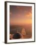 Kimisis Theotokov Church, Santorini, Greece-Walter Bibikow-Framed Photographic Print