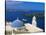 Kimisis Theotokov Church, Thira, Santorini, Cyclades Islands, Greece-Walter Bibikow-Stretched Canvas