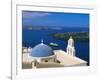 Kimisis Theotokov Church, Thira, Santorini, Cyclades Islands, Greece-Walter Bibikow-Framed Photographic Print