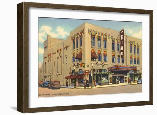 Kimo Theater, Albuquerque, New Mexico-null-Framed Art Print