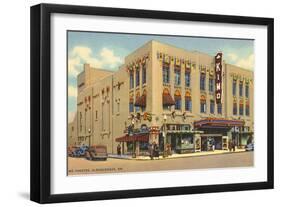 Kimo Theater, Albuquerque, New Mexico-null-Framed Art Print