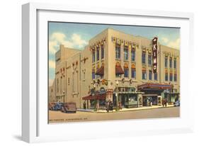 Kimo Theater, Albuquerque, New Mexico-null-Framed Art Print