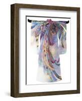 Kimone-Unknown Woodworth-Framed Art Print