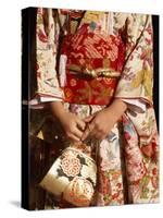 Kimono and Handbag, Traditional Dress, Japan-null-Stretched Canvas